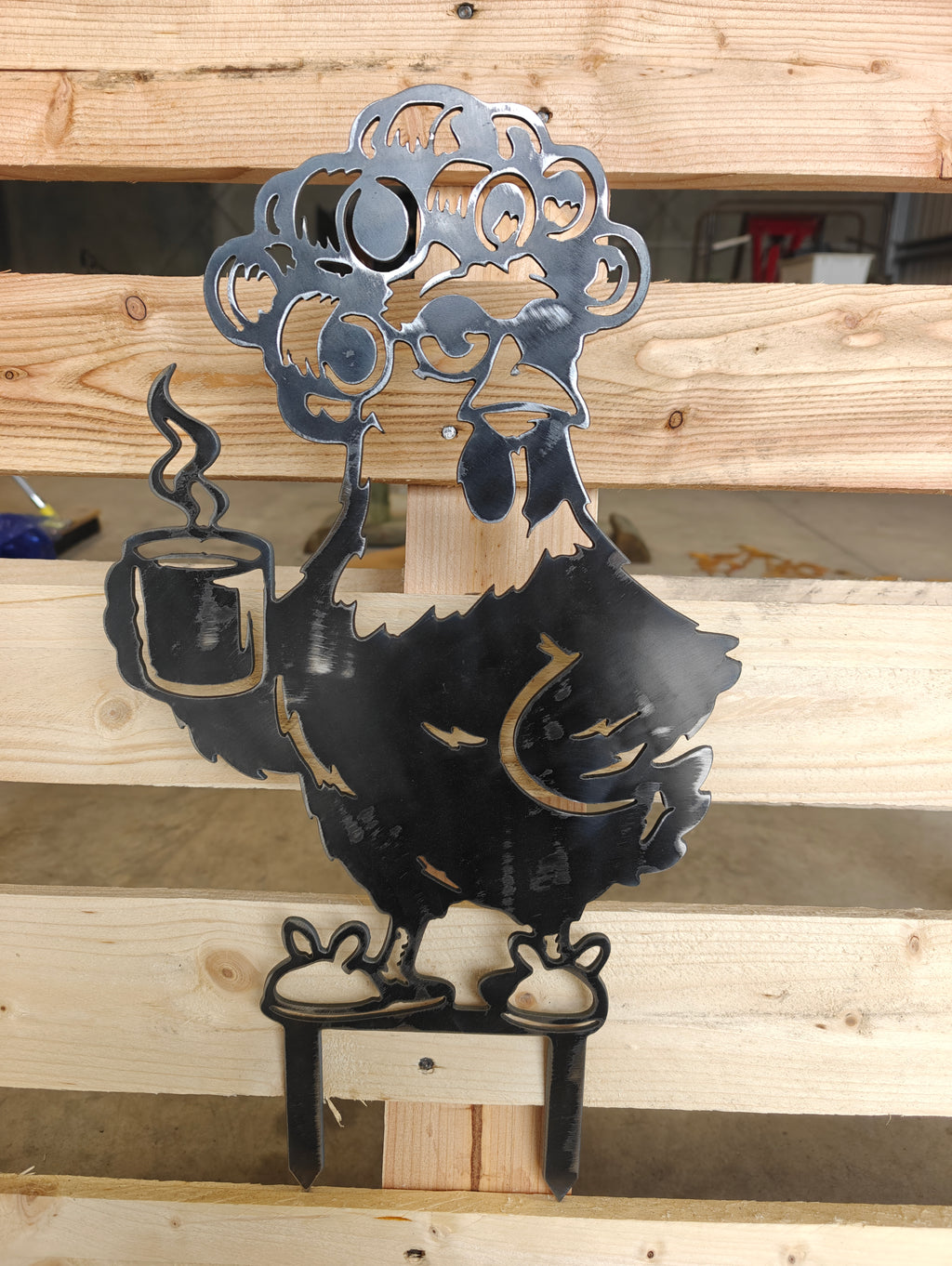 Mama Hen With Coffee